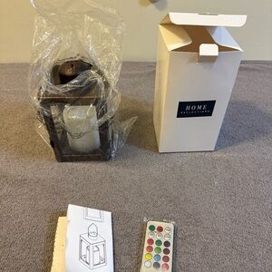 Home Reflections Brown Candle Holder with Remote